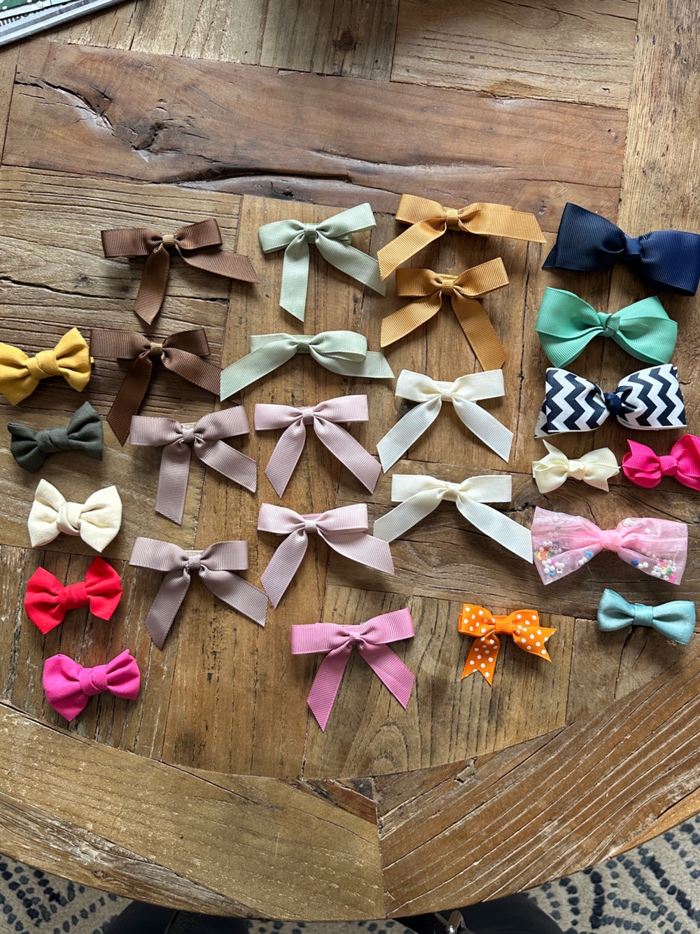 Baby Girl Hair Clip Bow Barretts Collection Assorted Styles/ Colors Set of 26